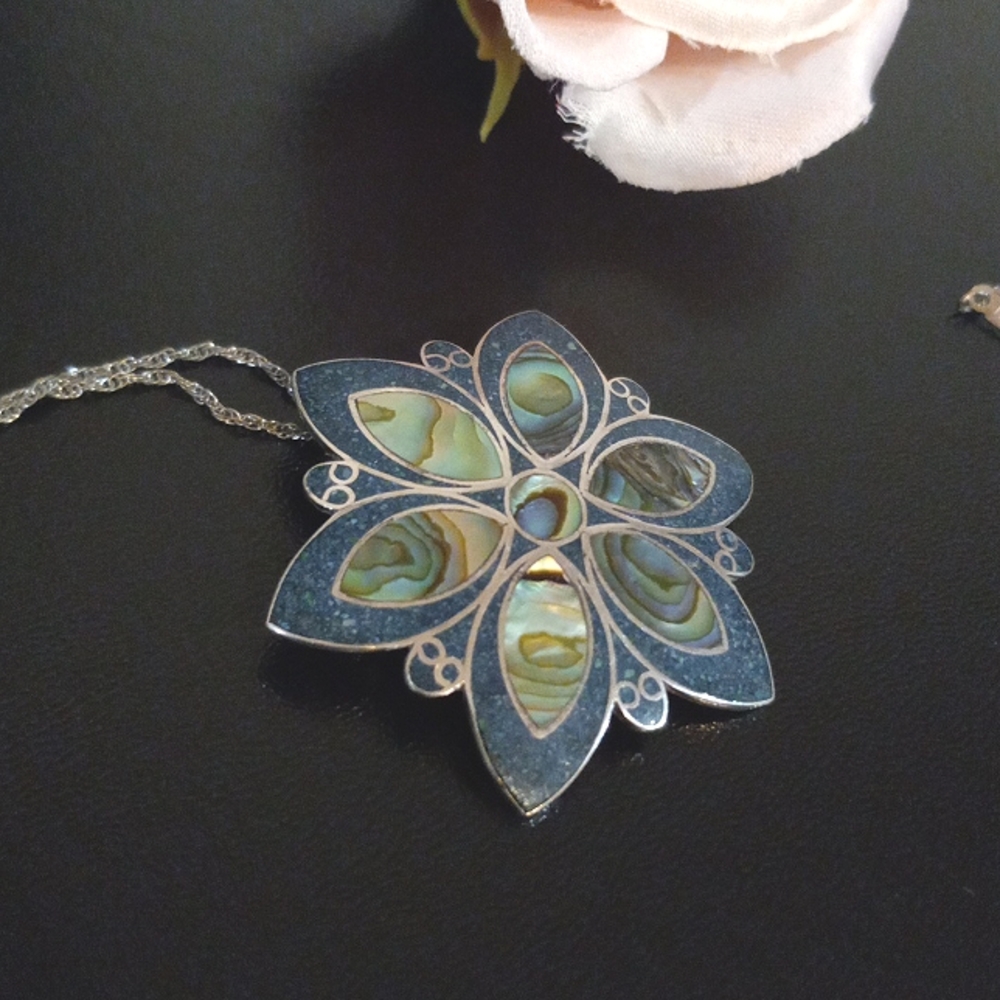 925 Mexico brooch/pendant - Picture 12 of 14